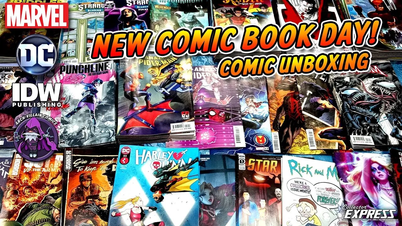 New COMIC BOOK Day - Marvel & DC Comics Unboxing October 26, 2022 - New Comics This Week 10-26-2022