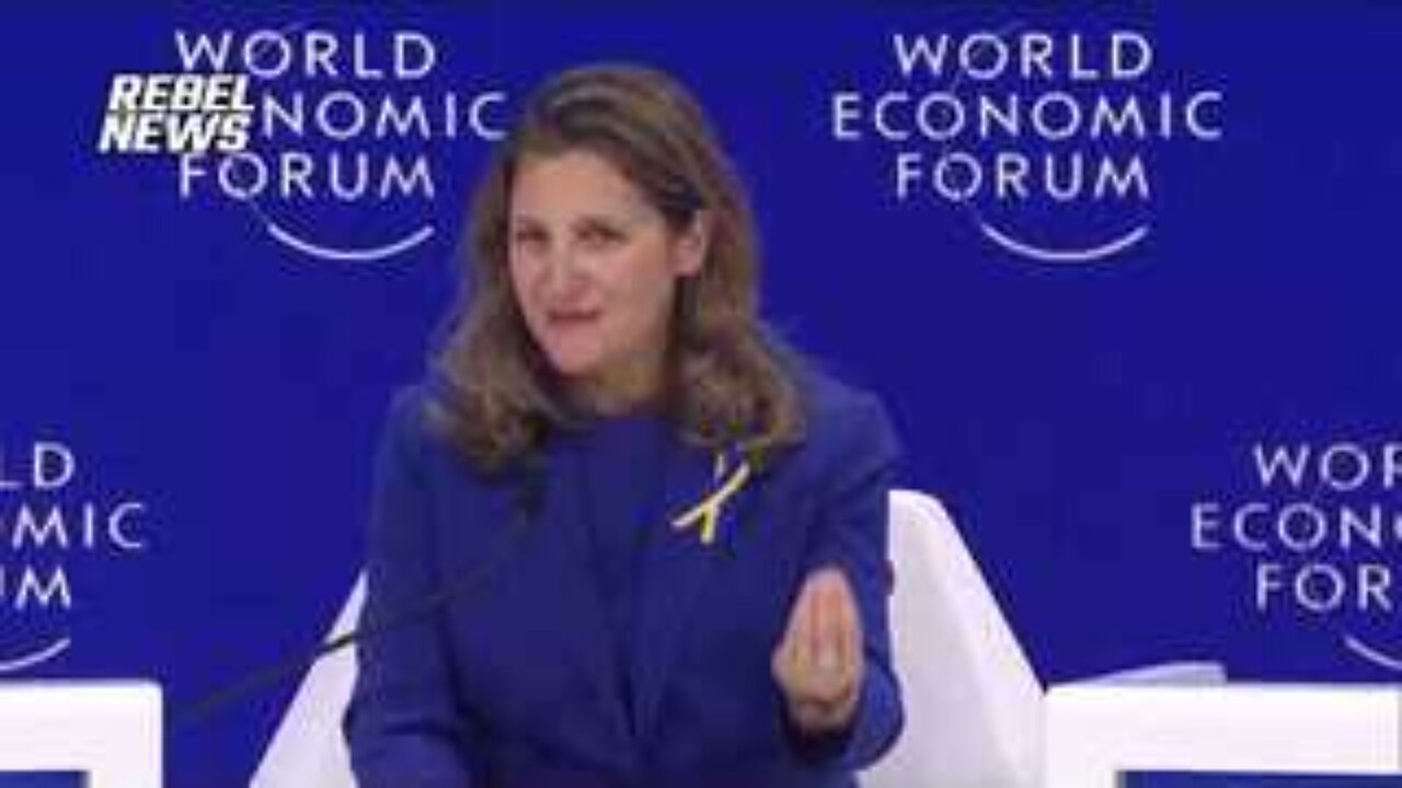 RAW: Chrystia Freeland's full comments at the WEF