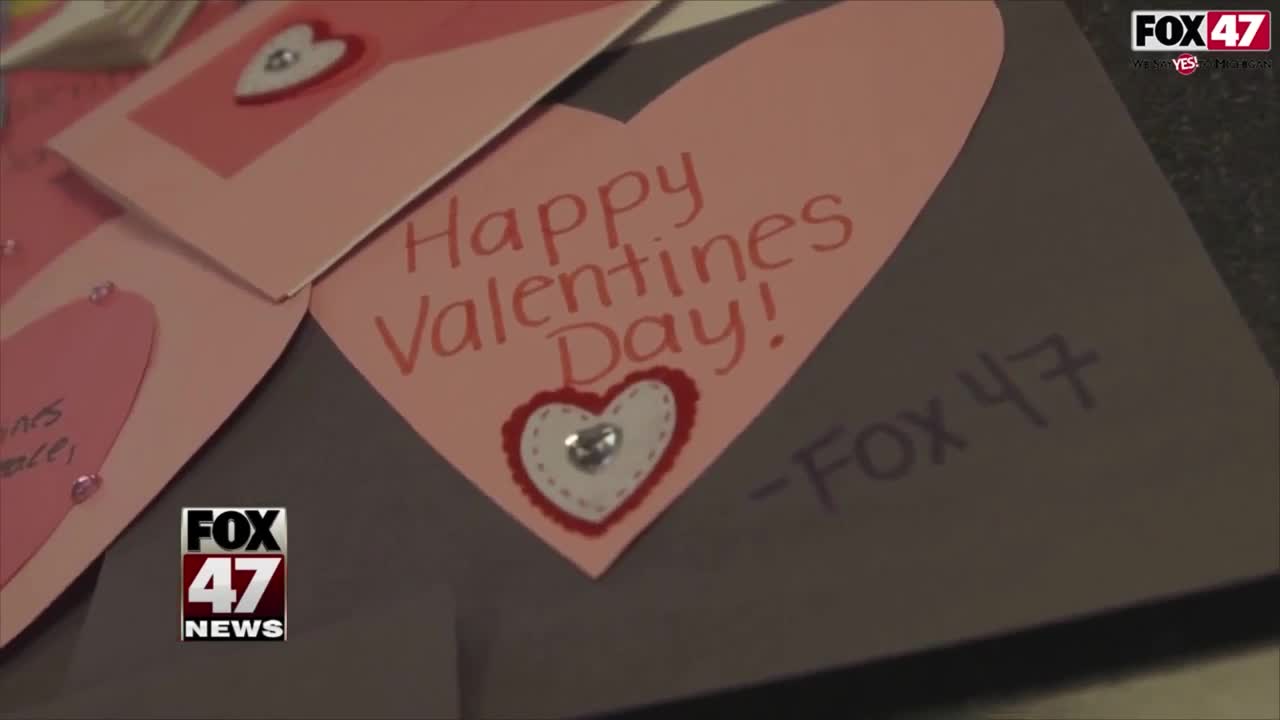 Yes Squad Making Valentines to Spread the Love