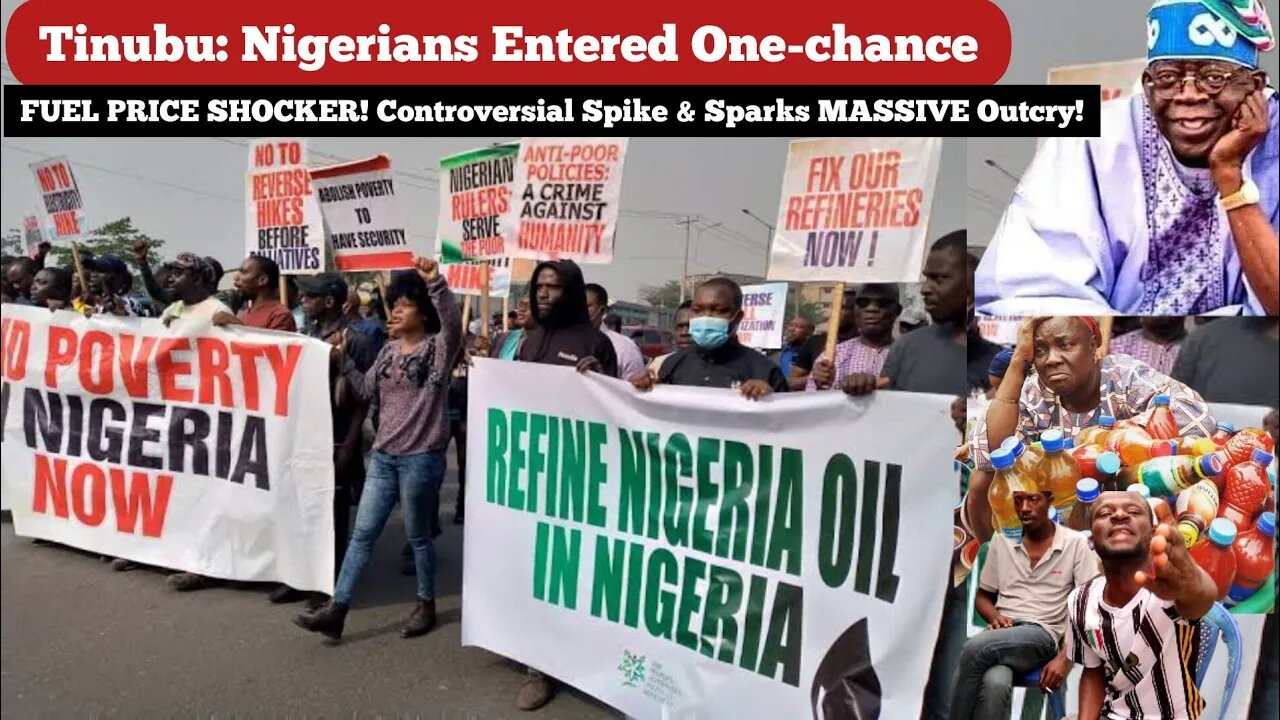 Tinubu: Nigerians Entered One-chance FUEL PRICE SHOCKER! Controversial Spike & Sparks MASSIVE Outcry