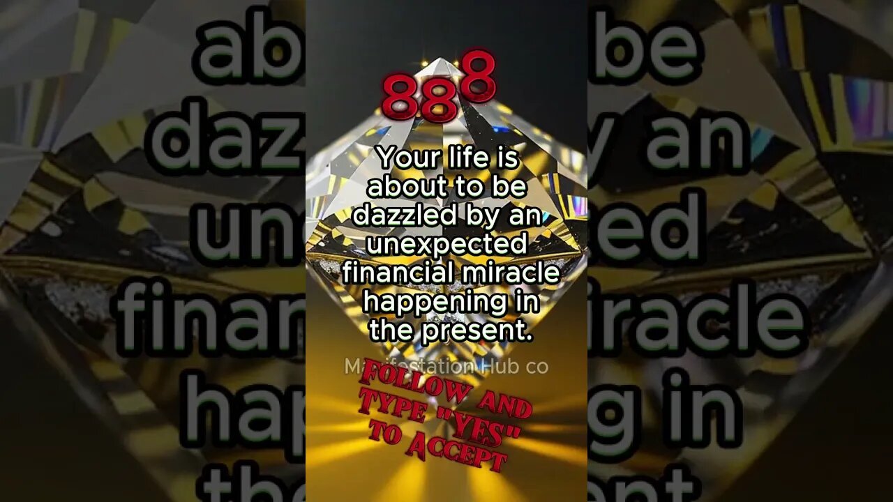 Financial Miracle is happening! #angelnumbers #angelmessage #manifestation #888 #manifestingmoney
