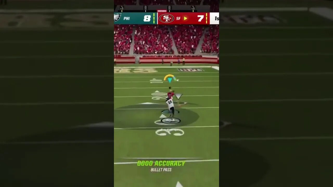 BROCK PURDY TO BRANDON AIYUK ❤️🔥 #madden23