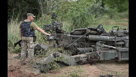 Lancet ruso destruye un obús M777 de 155 mm americano de la OTAN/Ucrania en Orekhovskoye