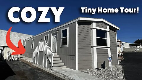 COZY Tiny Home! Add ADU's To Your Property or Backyard! Tiny Home Tour!