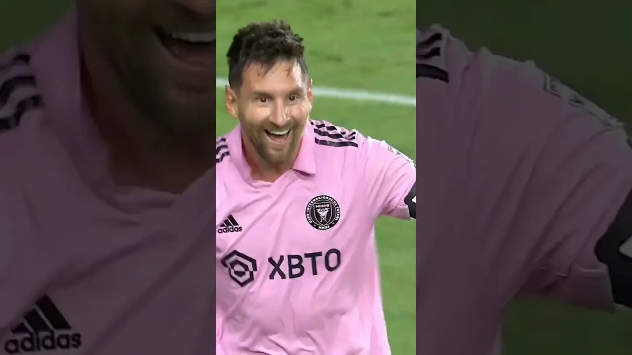 Leo Messi fast freekick goal in Intermiamicf #freekick #intermiamicf #leo #viral #video #shorts