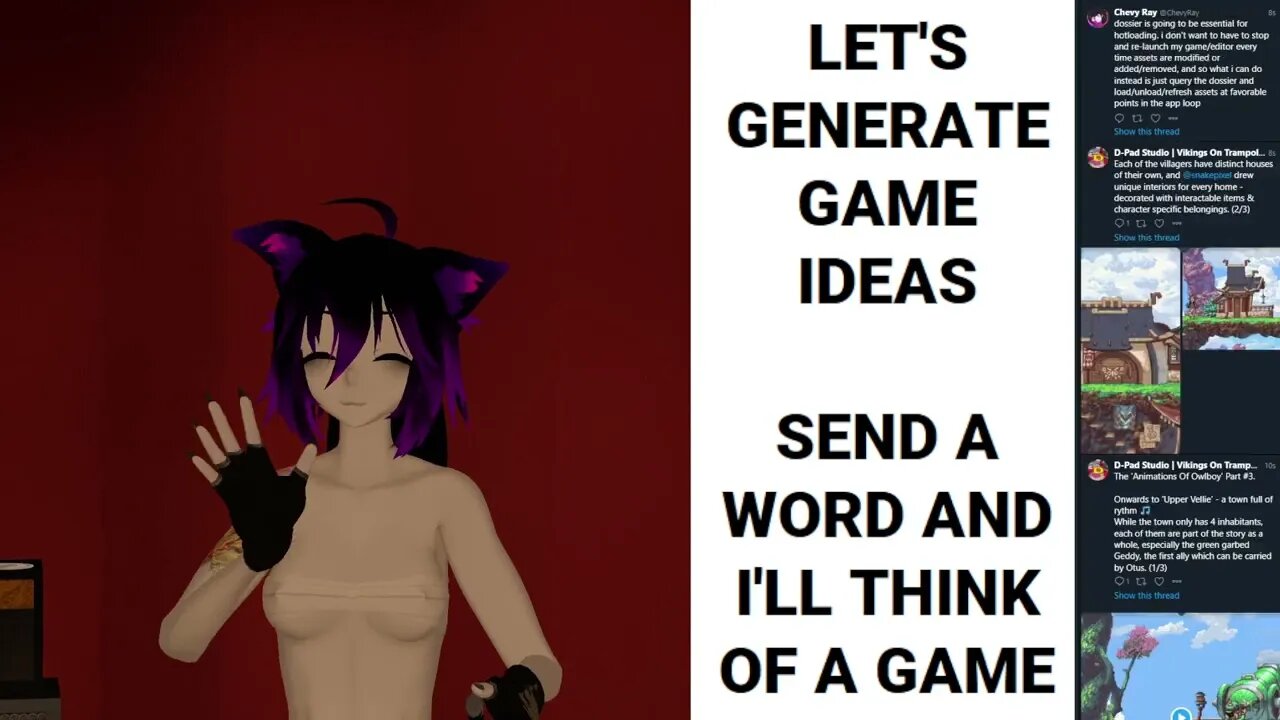 Generating Game Ideas With Chat - Chillin in VRChat