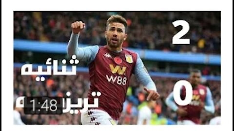 Aston Villa goals 2 _ 0 Crystal Palace shine of the Egyptian Pharaoh Trezeguet