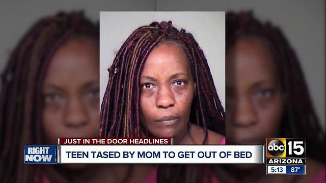 Phoenix mother tases son to get out of bed for church