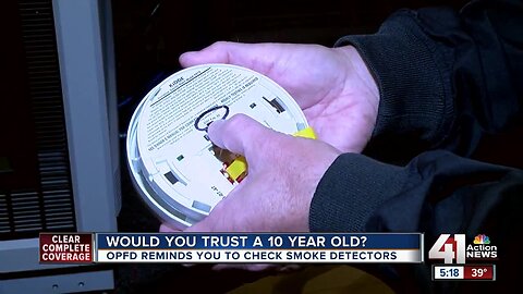 Overland Park fire wants you to know the age of your smoke alarms