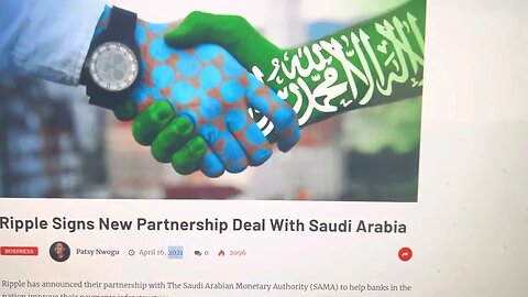 SAUDI ARABIA TO LAUNCH CBDC USING XRP RIPPLE.