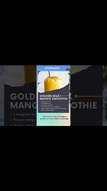 Do you put milk in a mango smoothie | Can you make mango smoothie with milk #Shorts