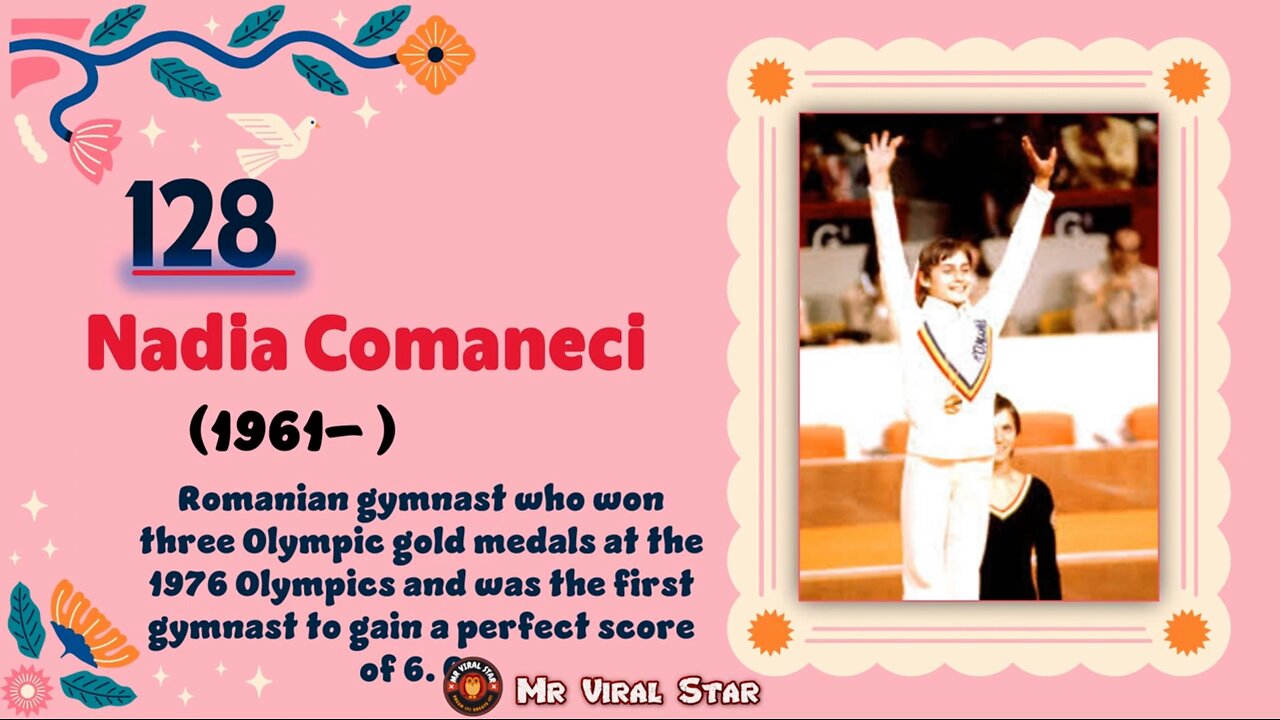 Nadia Comaneci (1961– ) | TOP 150 Women That CHANGED THE WORLD | Short Biography