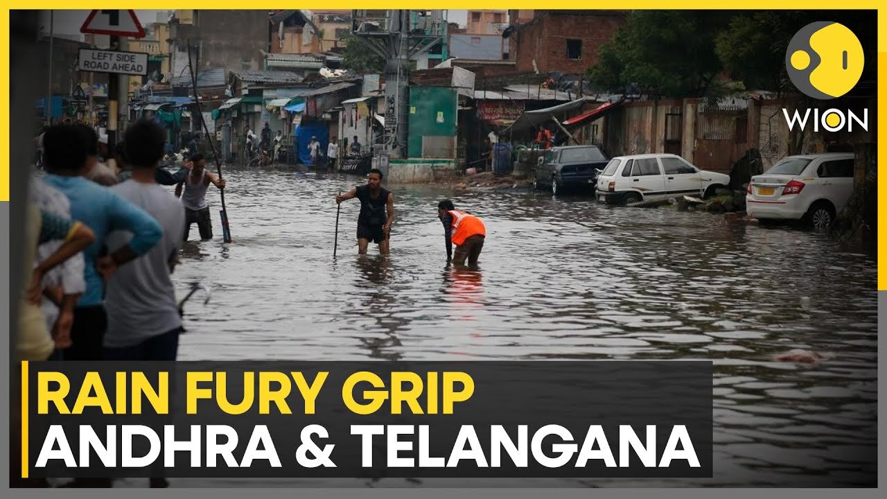 India: Torrential rains kill 8 in Andhra Pradesh & 1 in Telangana | Latest English News | WION