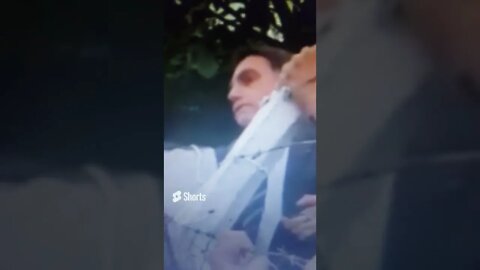 BOLSONARO CHORA NO ALAMBRADO DA AMAN EM RESENDE! #shorts #bolsonaro #fãs #trend