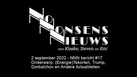 No Nonsens Nieuws 2 september 2022 - NNN bericht #17