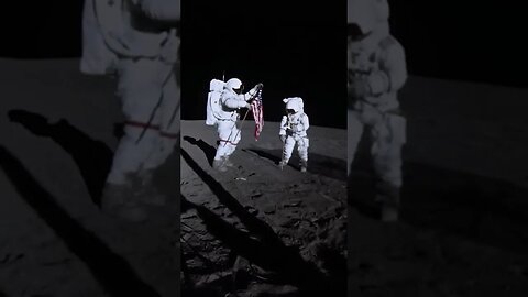 men on the moon.