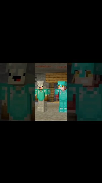 MINECRAFT: COMO ELES PEGARAM O DIAMANTE? COMENTE! #shorts