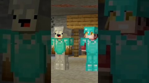 MINECRAFT: COMO ELES PEGARAM O DIAMANTE? COMENTE! #shorts