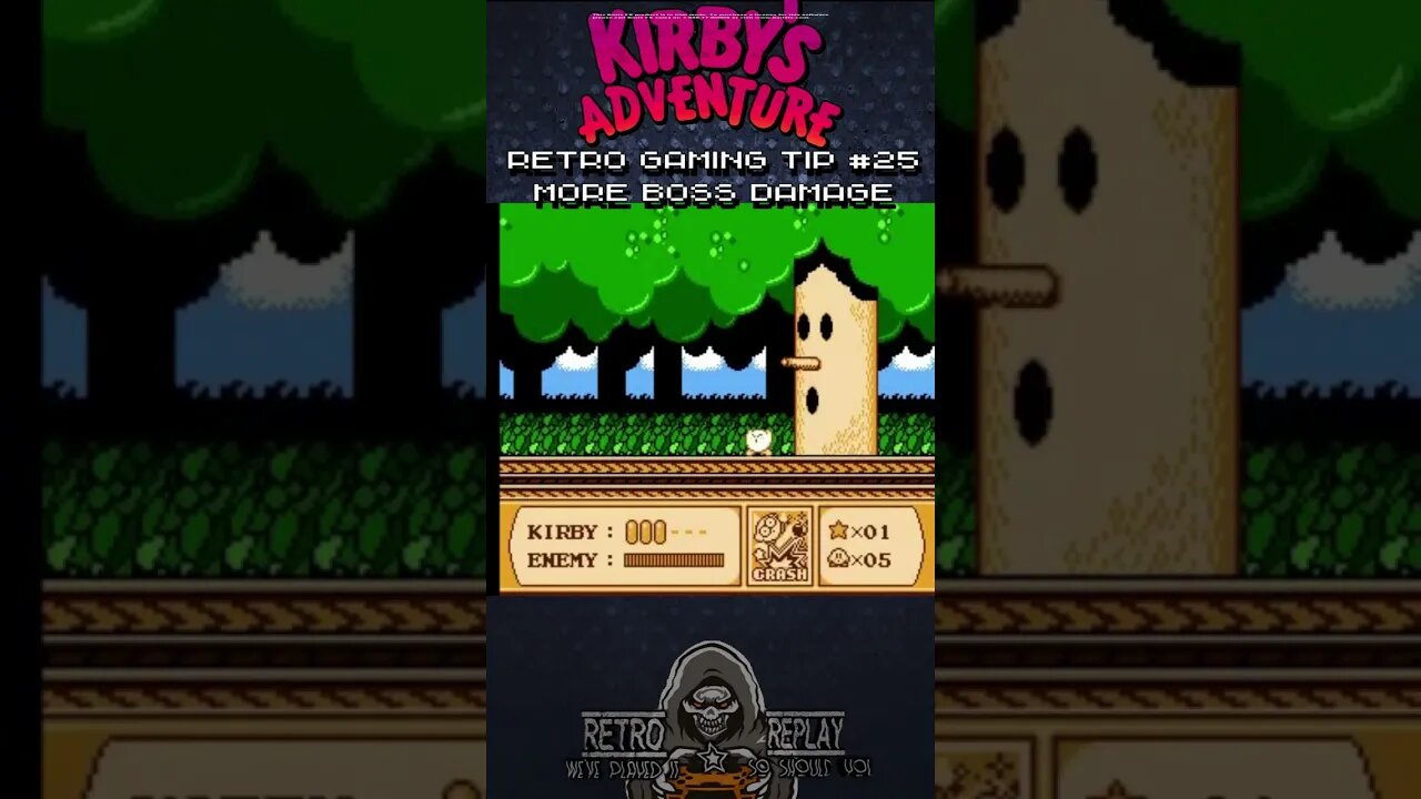 Retro Gaming Tip #25 - Kirbys Adventure - More Boss Damage