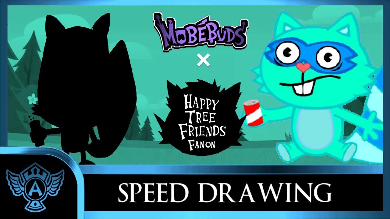 Speed Drawing: Happy Tree Friends Fanon - Blaster | Mobebuds Style