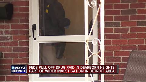 DEA executes several search warrants in metro Detroit, Michigan