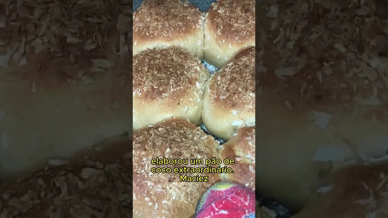 O melhor Pão de Coco que já provei... Sem Glúten