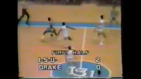 1979-02-06 Drake Bulldogs vs Indiana State Sycamores