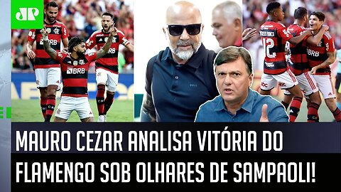 "É MUITO CURIOSA a MUDANÇA DE COMPORTAMENTO do Flamengo, né? E o Sampaoli..." Mauro Cezar ANALISA!