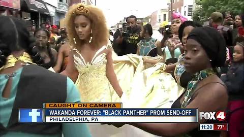 Community host Black Panther theme prom send off