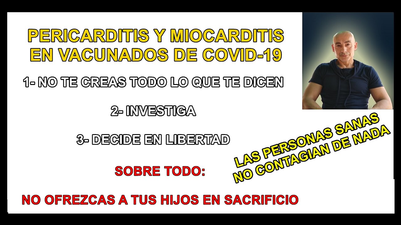 La Pericarditis y la Miocarditis en personas vacunadas de Covid-19