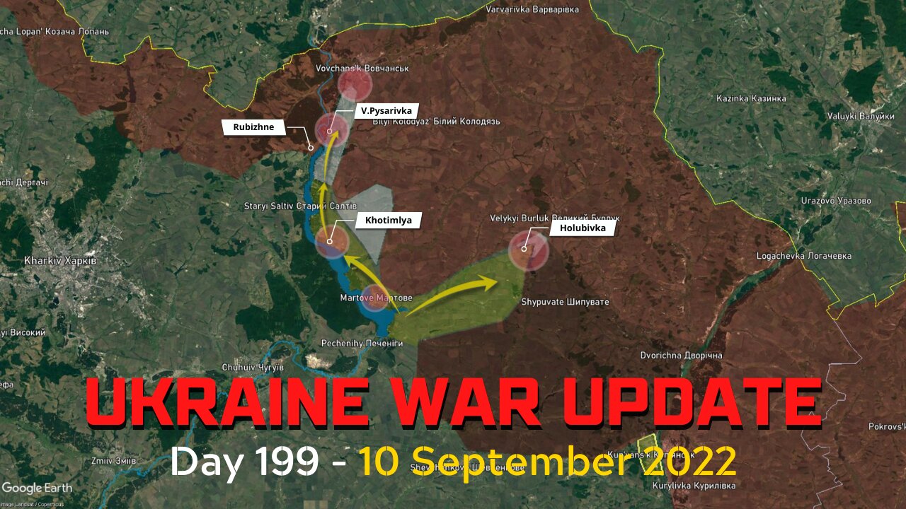 Kharkiv Counter-Offensive -Ukraine continues progress in the north-New counter-offensive in Luhansk?