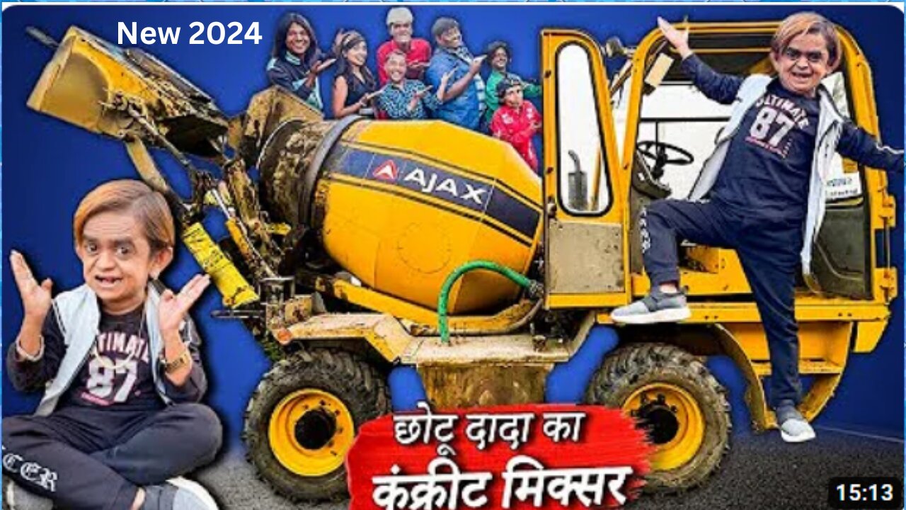 2024 CHOTU DADA KA CONCRETE MIXER | छोटू दादा का कंक्रीट मिक्सर | CHHOTU DADA COMEDY VIDEO