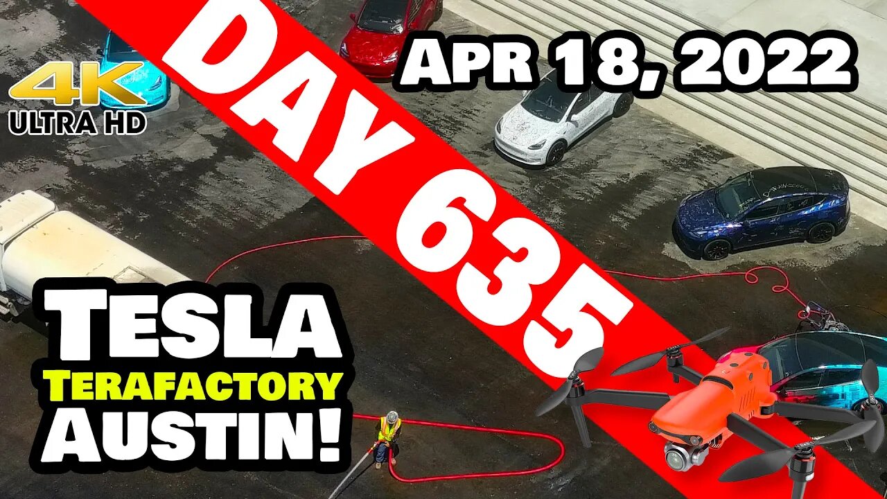 SIGNATURE MODEL Ys AT GIGA TEXAS! - Tesla Gigafactory Austin 4K Day 635 - 4/18/22-Tesla Terafactory