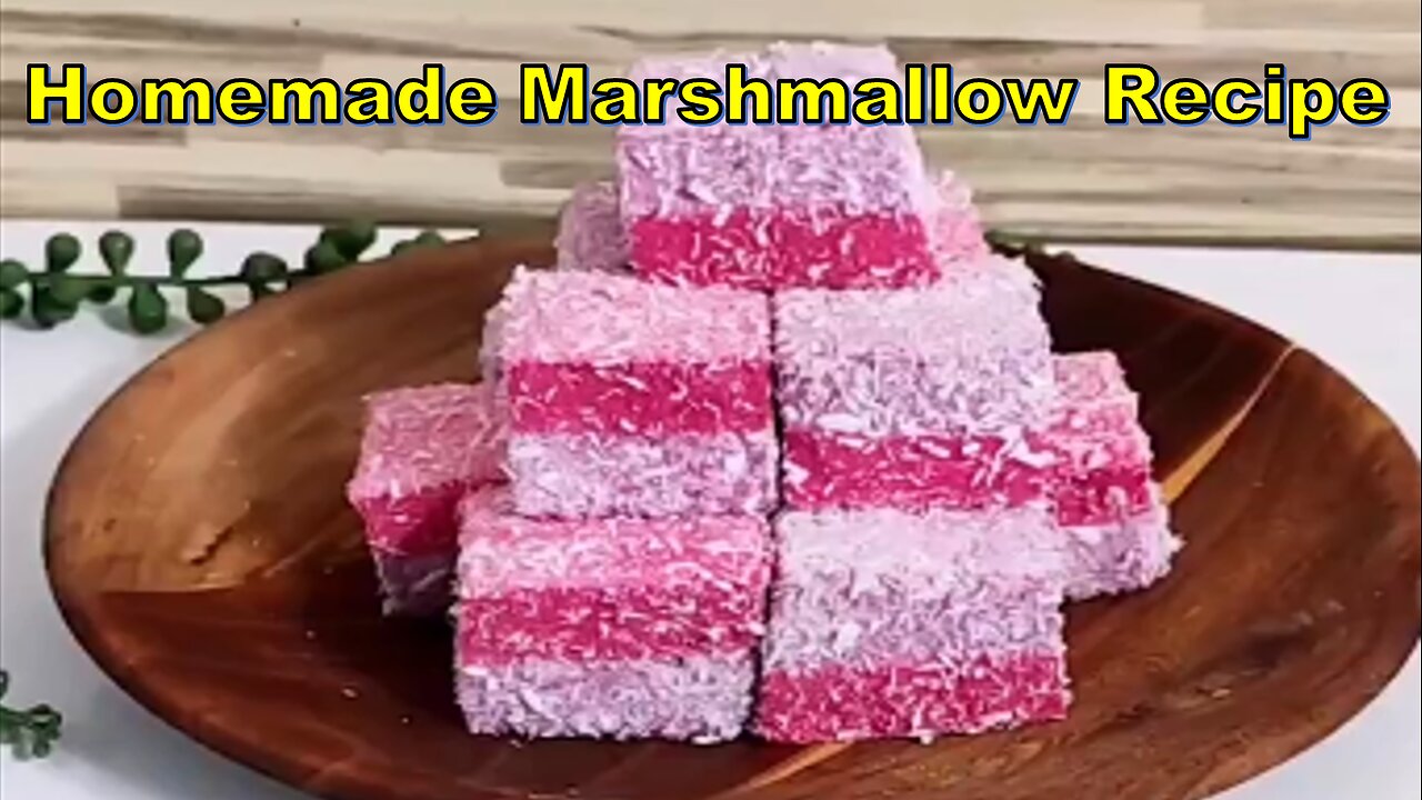 Homemade Marshmallow Recipe: Crafting Fluffy Delights at Home-4K