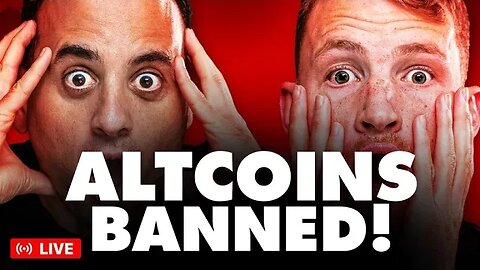 The U.S Is Banning All Altcoin Trading (Market Collapse)