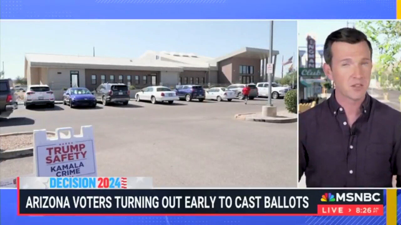 MSNBC Went To An AZ Early Polling Spot Looking For Harris Supporters… Guess What Did NOT Happen Next