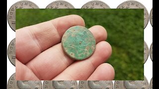 Metal Detecting - Digging a NJ State Copper