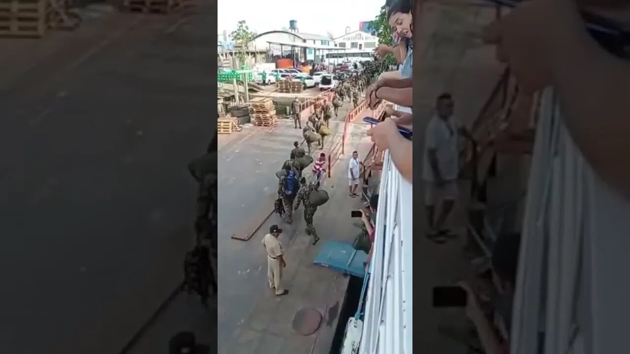 SUP0ST0 VIDE0 DE 27/11/22 COM MAIS DE 500 S0LDAD0S D0 EX3RCIT9 NO BELÉM DO PARÁ