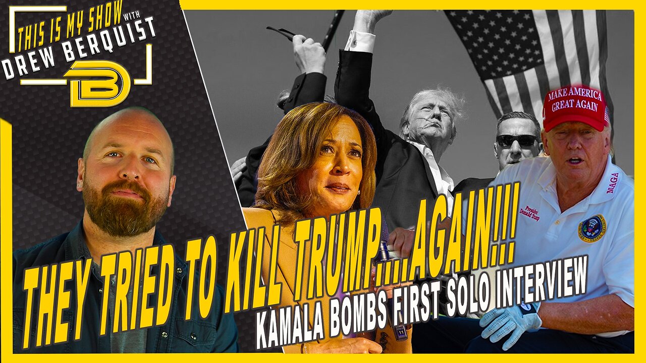 They Tried to Assassinate Trump...Again! | Kamala Bombs First Solo Interview | 9.16.24