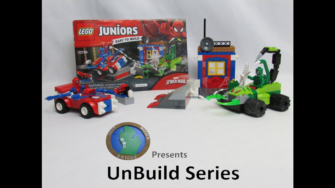 West Mitten Bricks UnBuild Series Lego Spiderman vs Scorpion Street Showdown 10754