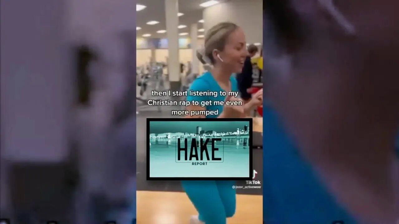 Gym gal shows off her body and godliness on TikTok (censored)