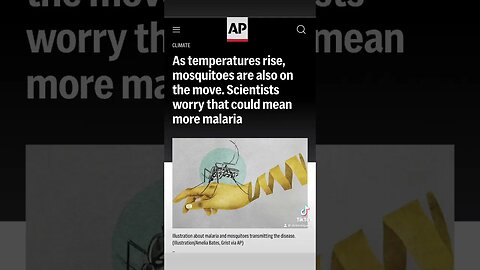 #Short #mosquito #malaria #globalwarming #climatechange