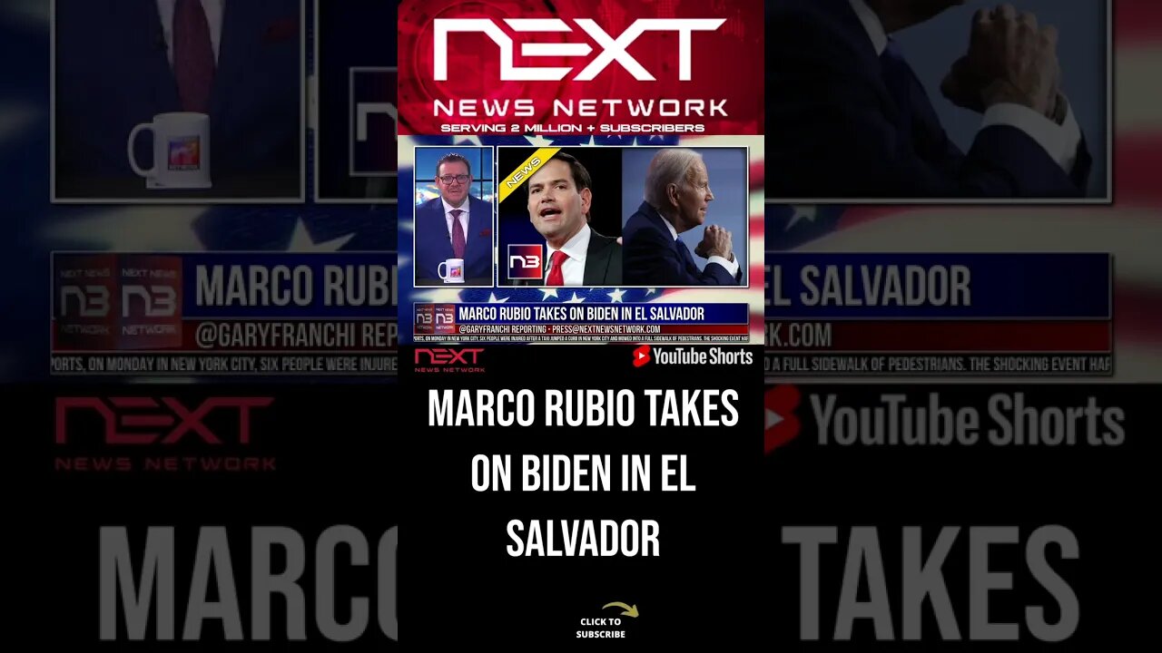 Marco Rubio takes on Biden in El Salvador #shorts