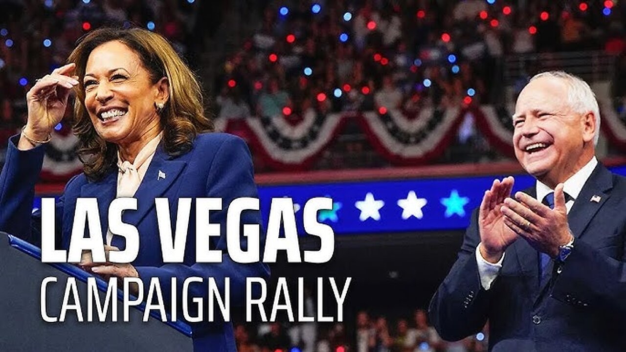 LIVE: Harris and Walz rally Las Vegas