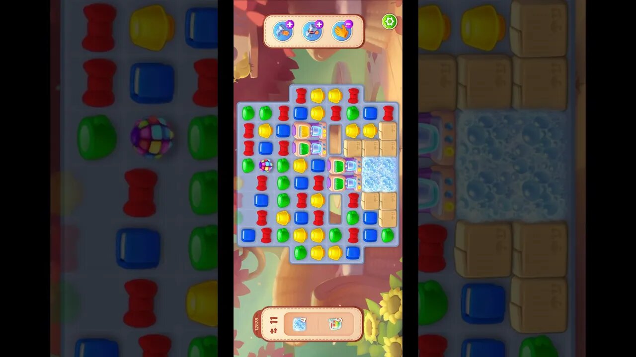 Shorts Playrix Homescapes Gameplay Walkthrough Level 12878-040