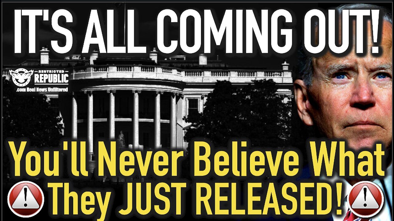 Breaking - It’s ALL Coming Out Now! You’ll Never Believe What They JUST Released!!!