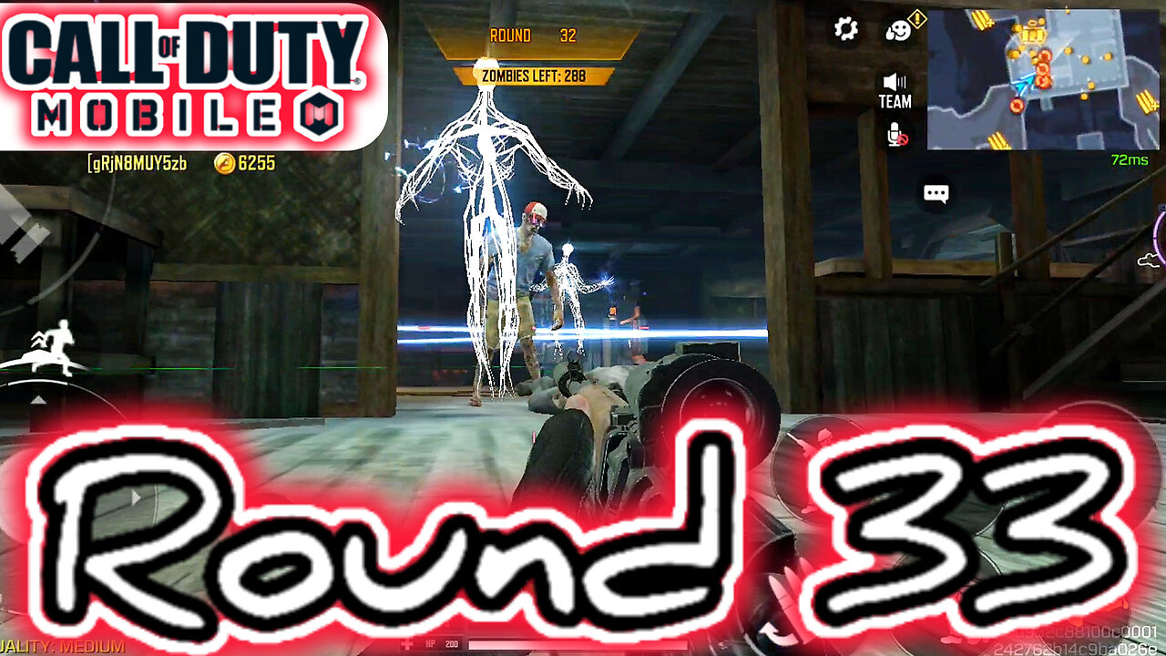 Round 33 in Call of Duty Mobile Zombies