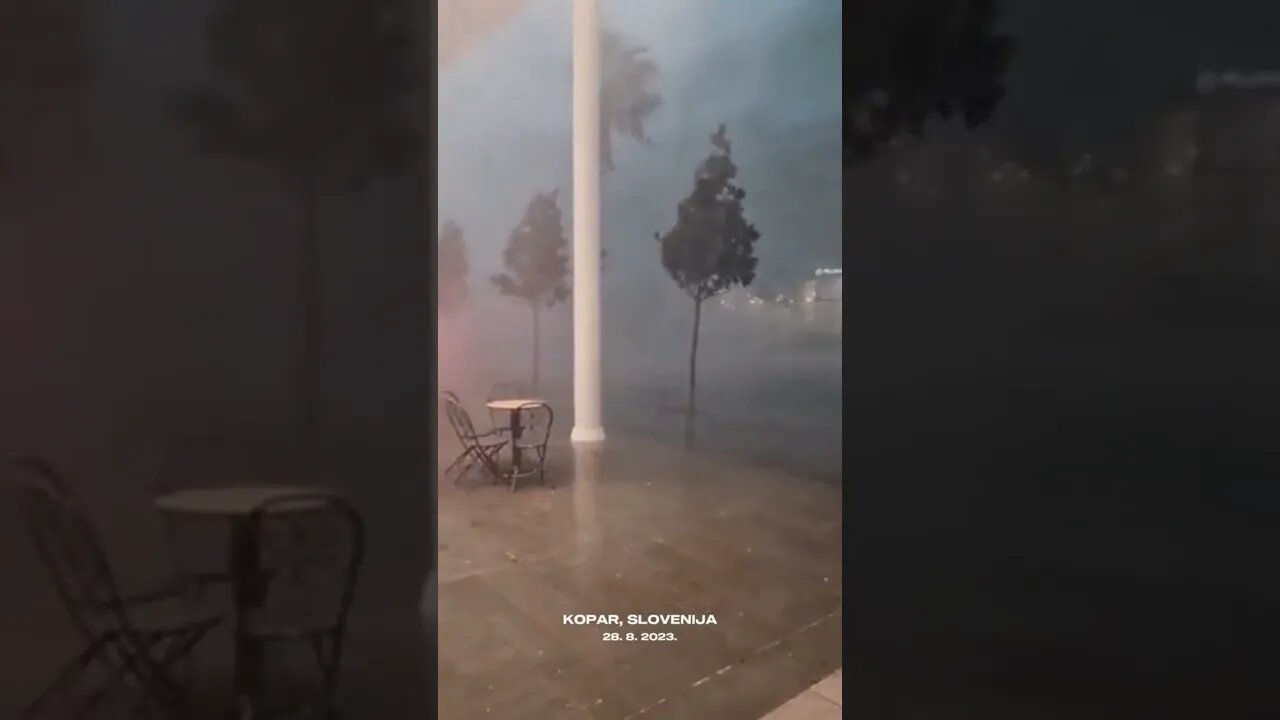 Tornado in Istria a Rovigno e Lubjana in Slovenia sott'acqua #shorts #shortsfeed #shortsvideo