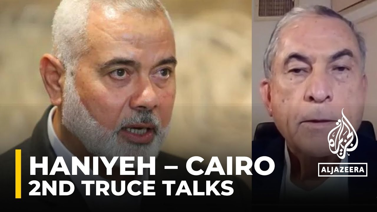 Haniyeh is in Cairo for talks on possible truce and captives' release