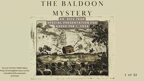 The Baldoon Mystery | Dr Rick Fehr | ASSAP webinar